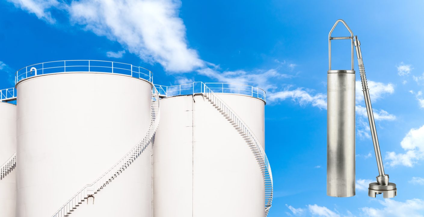 Akaryakıt için numune alma kabı – sızdırmaz kapaklı paslanmaz çelik, ISO 3170 / ASTM D4057’e uygun etiketli ve mühürlü numune.